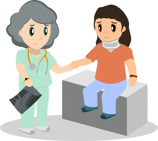 MAA treating whiplash injury