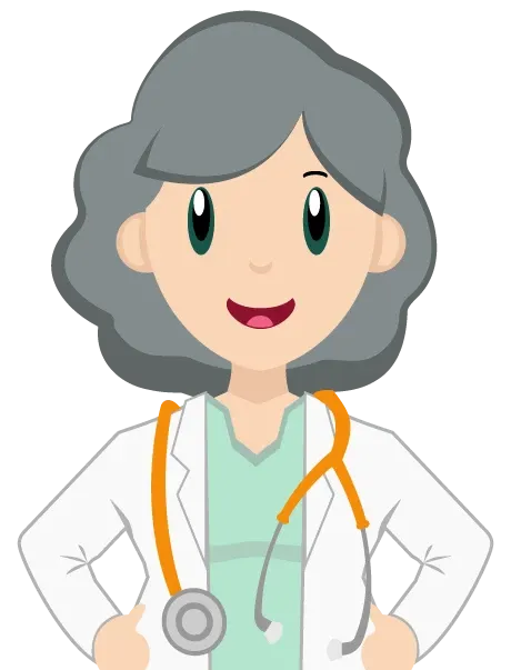MAA character dressed as a doctor with stethoscope